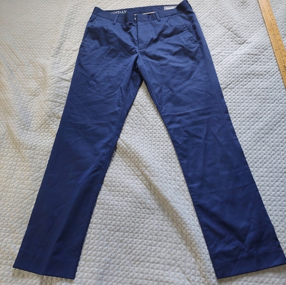 Bonobos Monday Navy Blue Men's Pants - Picture 1 of 6